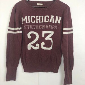 Fox Michigan State Champs 23 Size 2/Small Sweater